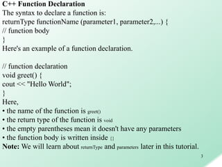 Chap 5 c++ | PPT