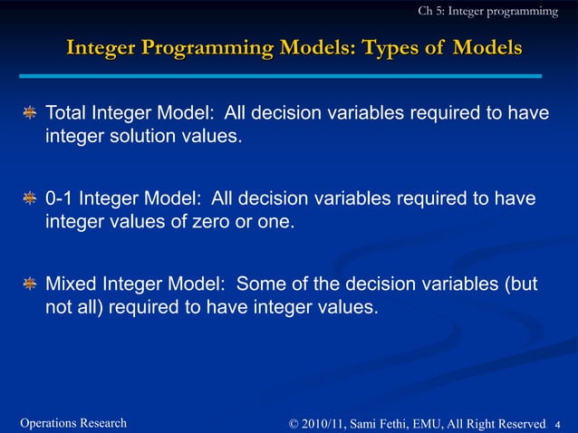 Integer Programming, Gomory | PDF