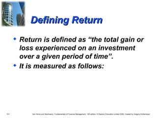 chap 5 risk and return_Financial Management.ppt
