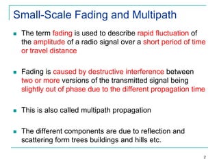 Chap 5 (small scale fading) | PPTX