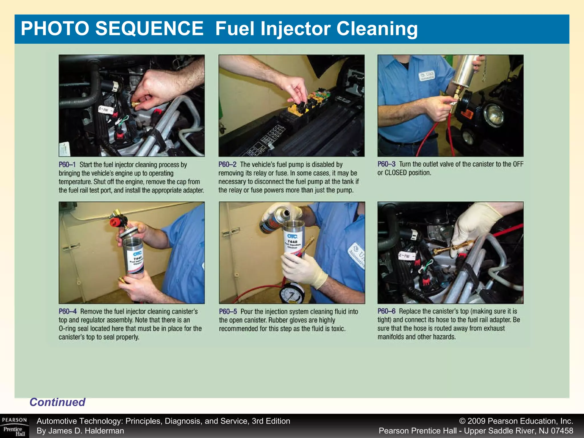 PHOTO SEQUENCE  Fuel Injector Cleaning Continued 