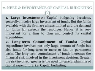 Capital budgeting and resource utilization | PPTX