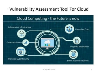 Vulnerability Assessment Tool For Cloud
By Prof. Raj Sarode 5
 