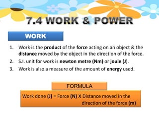 Form 2 science chapter 7 | PPTX