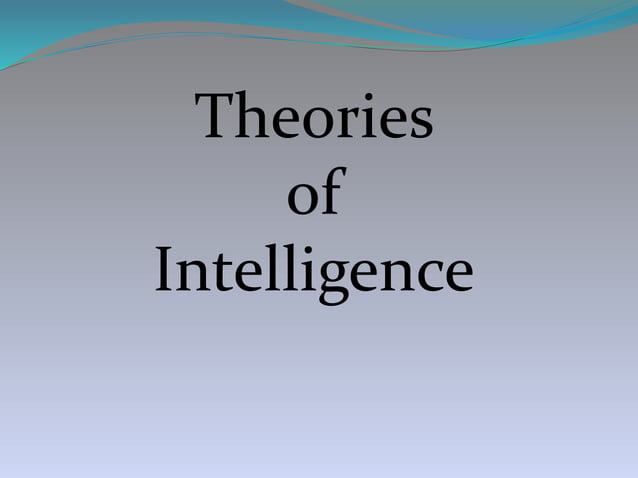 Chap 7 assessment of intelligence | PPTX