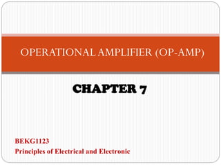 Chapter 7: Operational Amplifier (Op-Amp) | PDF