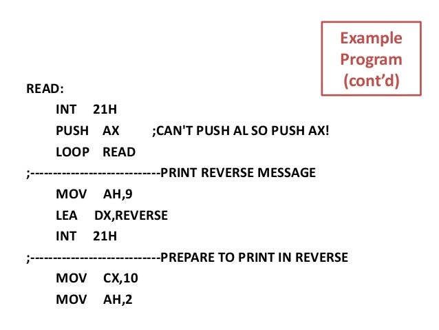 Assembly Language Programming By Ytha Yu, Charles Marut Chap 8 (The S…