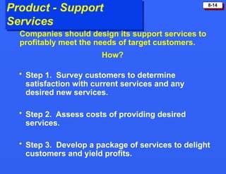 Product and service strategy marketing chap8.ppt