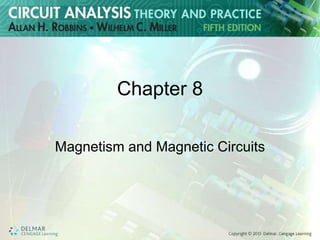 Chapter 8
Magnetism and Magnetic Circuits
 