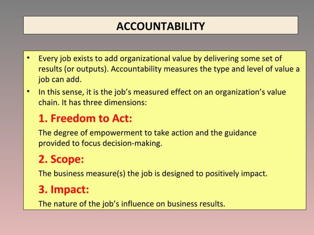 JOB EVALUATION