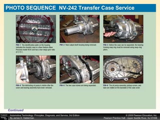 PHOTO SEQUENCE  NV-242 Transfer Case Service Continued 