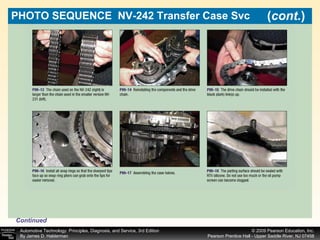 PHOTO SEQUENCE  NV-242 Transfer Case Svc ( cont. ) Continued 