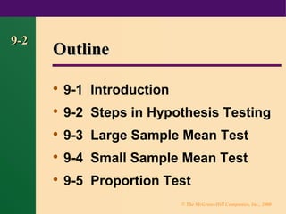Chap#9 hypothesis testing (3) | PPS