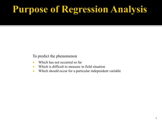  Which has not occurred so far
 Which is difficult to measure in field situation
 Which should occur for a particular independent variable
To predict the phenomenon
3
 