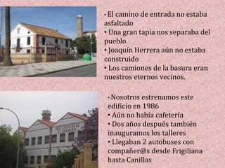 El camino de entrada no estaba asfaltado