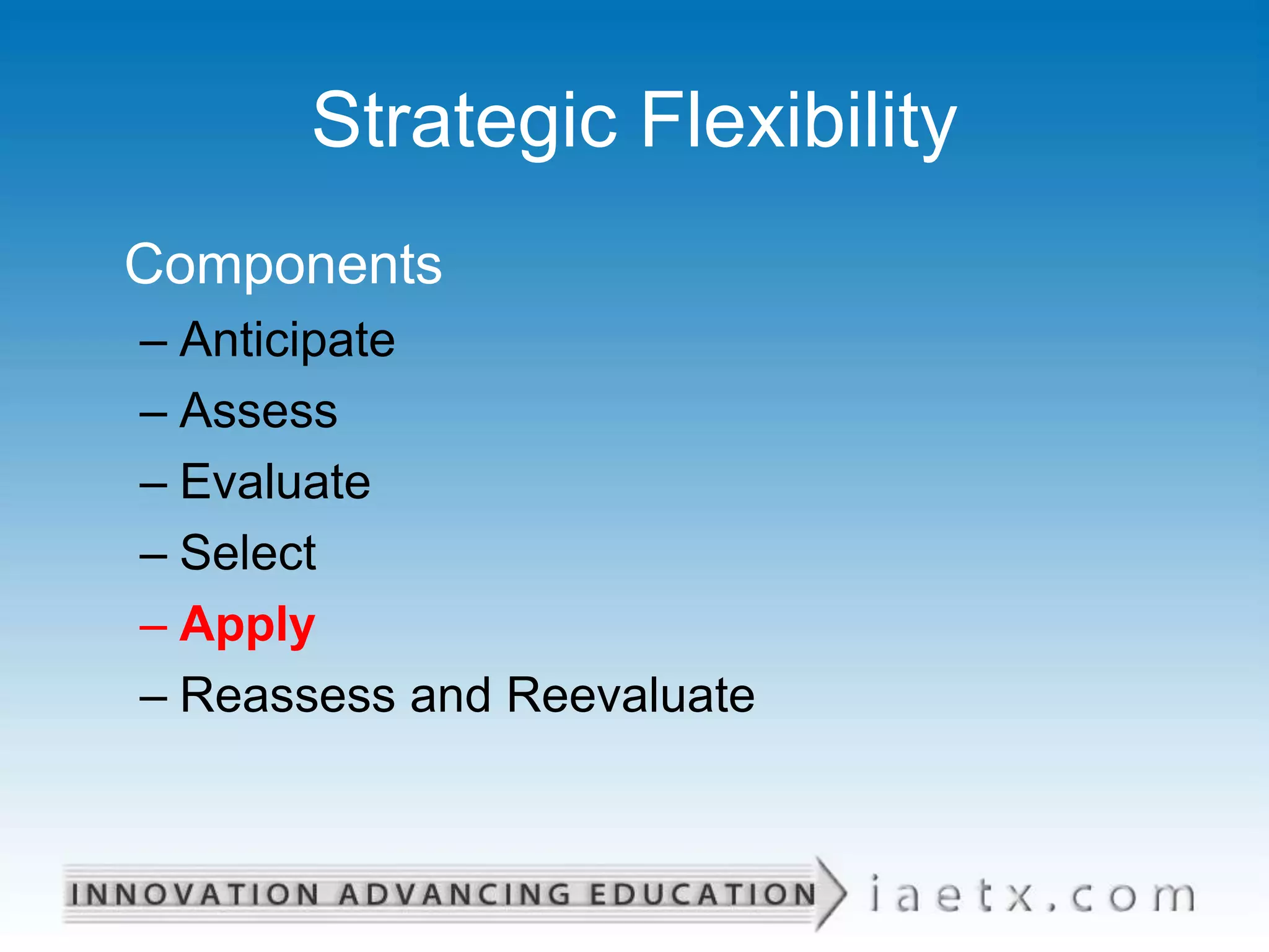 Strategic Flexibility | PPT