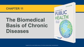 Copyright © 2021 by Jones & Bartlett Learning, LLC an Ascend Learning Company. www.jblearning.com.
CHAPTER 11
The Biomedical
Basis of Chronic
Diseases
 