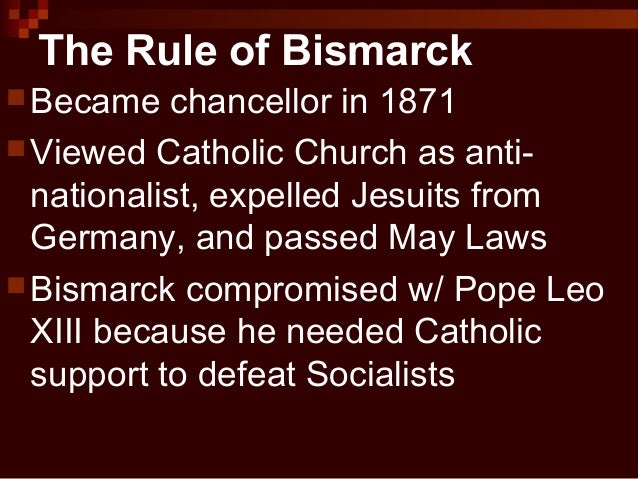Image result for bismarcks war on the catholic church