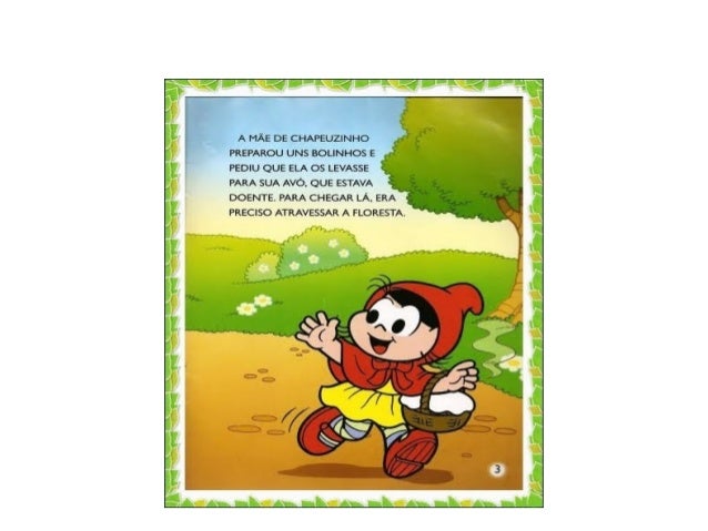 Chapeuzinho Vermelho Turma Da Monica