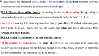 Comprehensive Analysis of Consumer Behaviour and Utility Theory | PDF