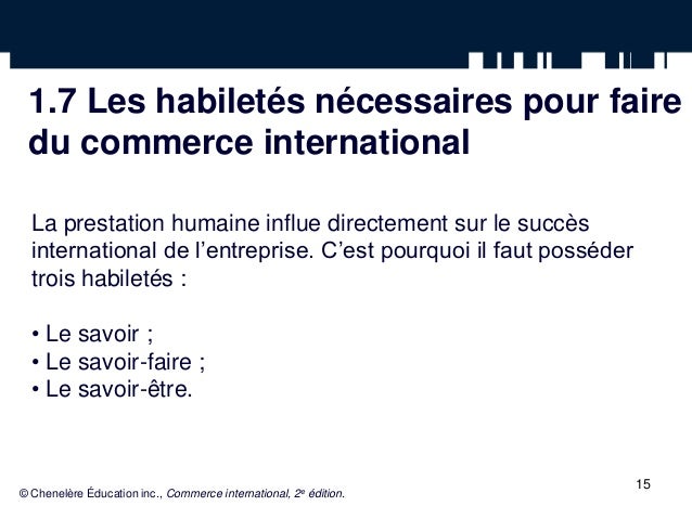 Pourquoi et comment faire du commerce international