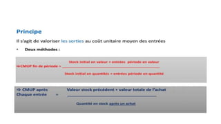 3- Valorisation des Stocks
 