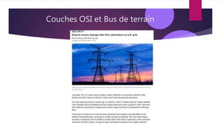 Couches OSI et Bus de terrain
 
