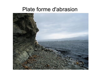 Plate forme d'abrasion

 