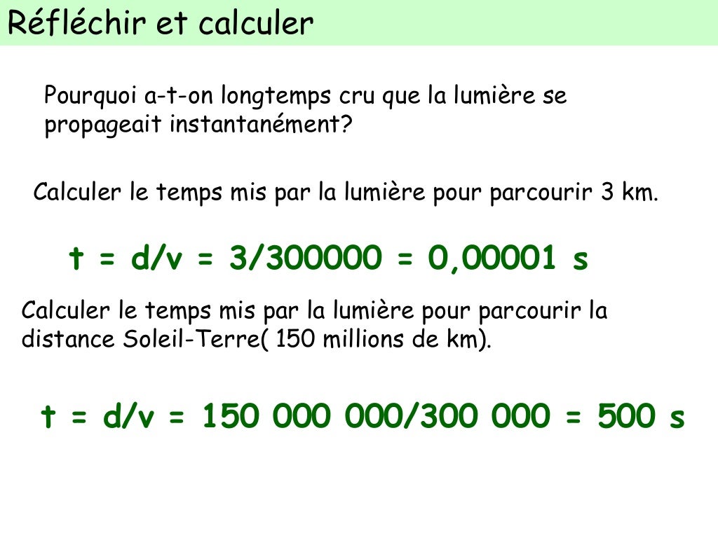 Chapitre 15 La vitesse de la
