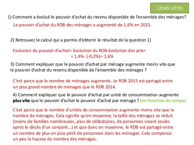 Chapitre 1 Comment Les Revenus Et Les Prix Influencent Ils Le Choix D
