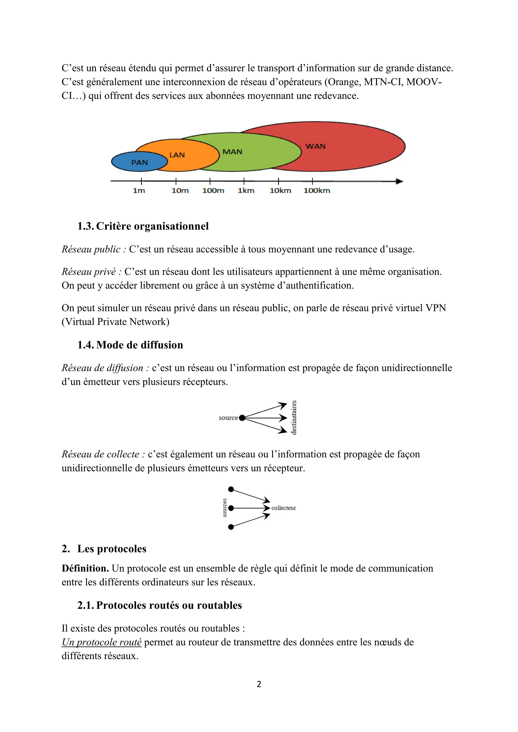 Chapitre 1. Introduction au réseau informatique | PDF