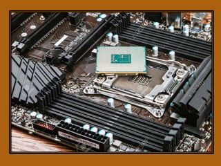 Support du processeur
(Unité centrale de
traitement) appelé
socket
 