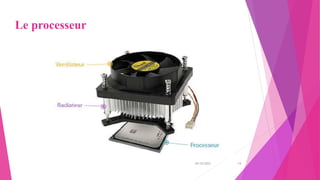 Le processeur
20/10/2022 13
 