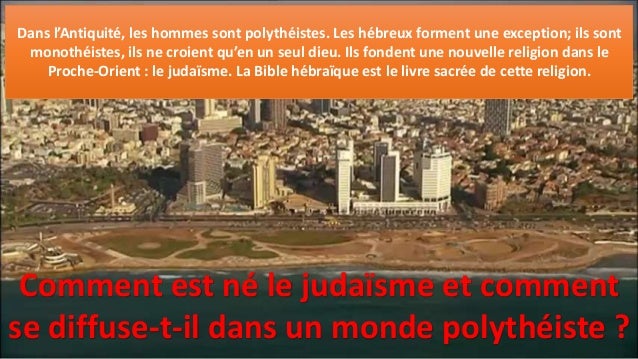 Chapitre 3 La naissance du monothéisme juif dans un monde polythéiste