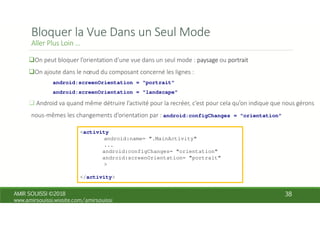 android:screenOrientation = "portrait"
android:screenOrientation = "landscape"
android:configChanges = "orientation"
<activity
android:name= ".MainActivity"
...
android:configChanges= "orientation"
android:screenOrientation= "portrait"
>
</activity>
 