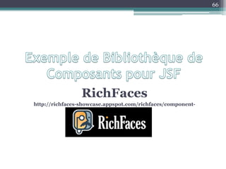 RichFaces
http://richfaces-showcase.appspot.com/richfaces/component-
sample.jsf
66
 