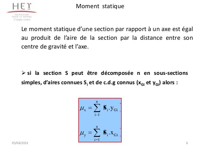 Calcul Moment Statique | Fiche explicative de la leçon: Moment d’une ...