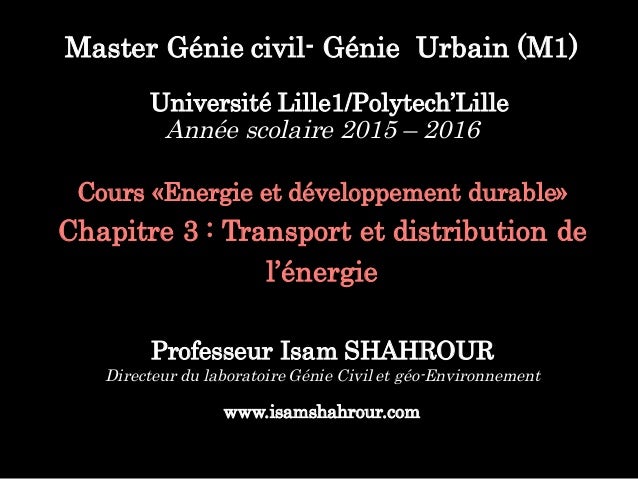 Chapitre 3 Transport Et Distribution De Lénergie Pétrole - 