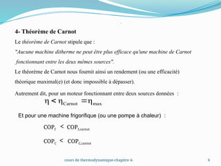 Stipule Machine chapitre 4 thermodynamique genie mecanique | PPTX