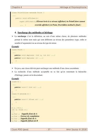 Chapitre 4 heritage et polymorphisme | PDF
