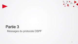 Partie 3
Messages du protocole OSPF
16
 
