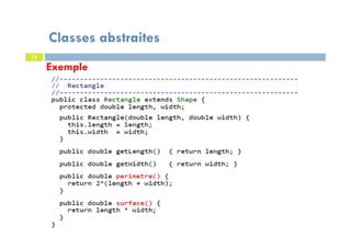 Classes abstraites
15
Exemple
 