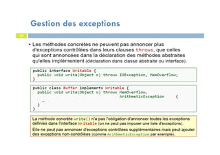 Gestion des exceptions
53
 