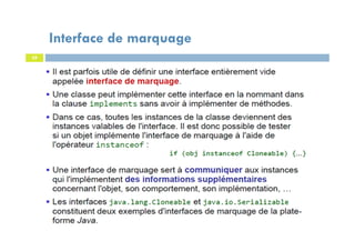Interface de marquage
58
 