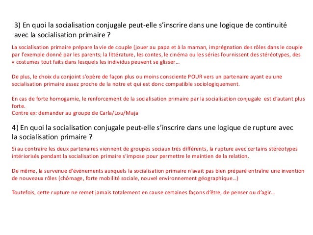 Chapitre 7 Socialisation Chapitre 7 Socialisation