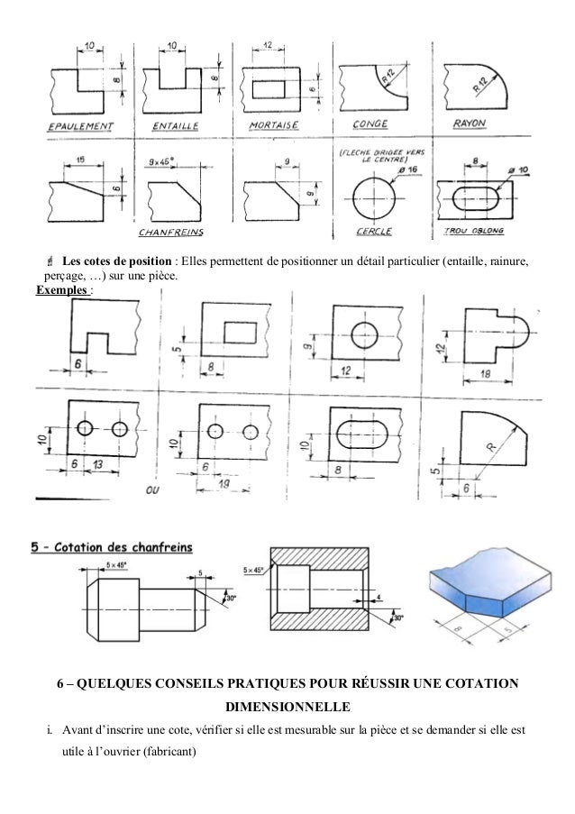 Chapitre cotation dimensionnelle