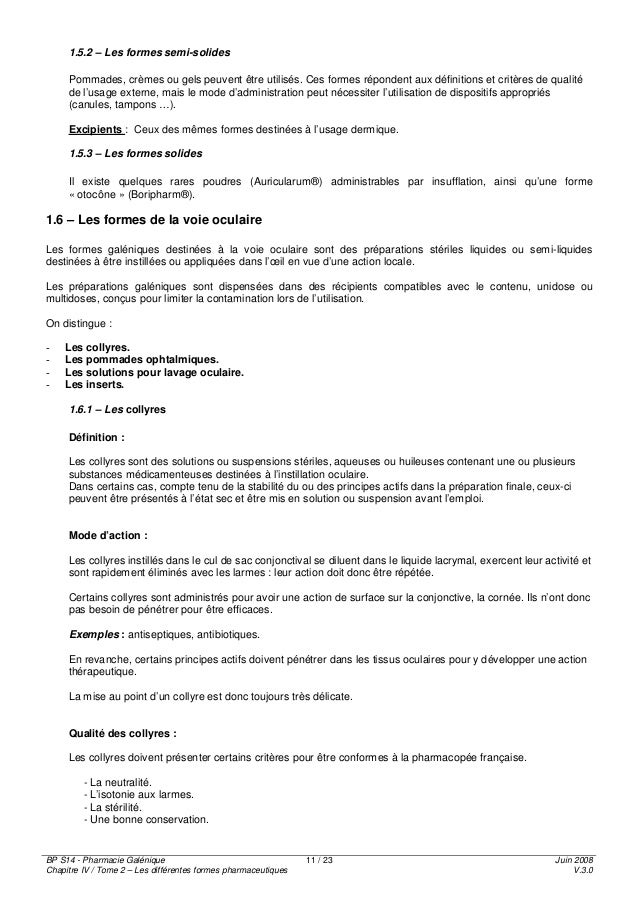 Chapitre 4 Formes pharmaceutique des voies transmucosales Chapitre 4 Formes pharmaceutique des voies transmucosales