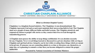 Chaplain certifcation 2 | PPT