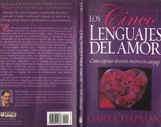 Chapman gary  los cinco lenguajes del amor