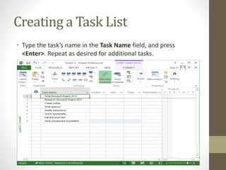Her Task Names Project management software | PPTX